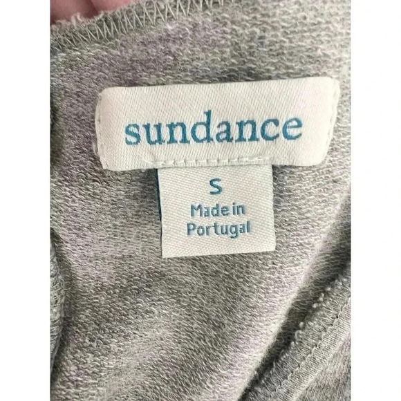 Sundance Catalog Alessia Jumpsuit Graphite Gray ShortSleeve Waist Tie Size Small - Picture 8 of 9